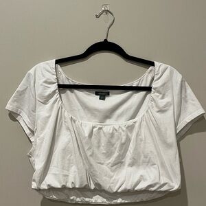 Wild Fable White Crop Top